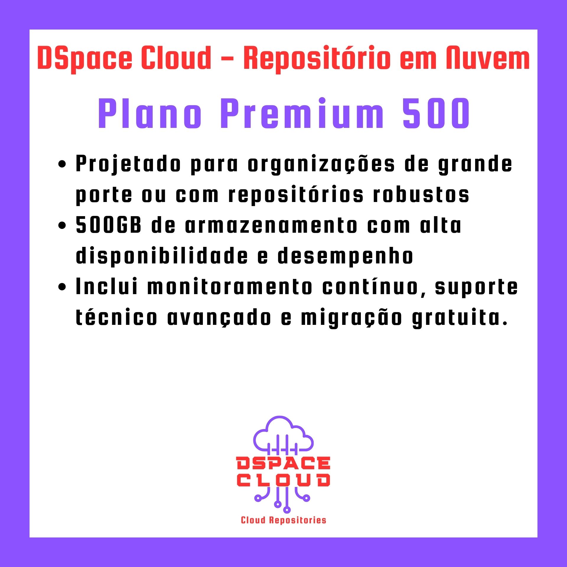 Plano Premium 500 - Mensal